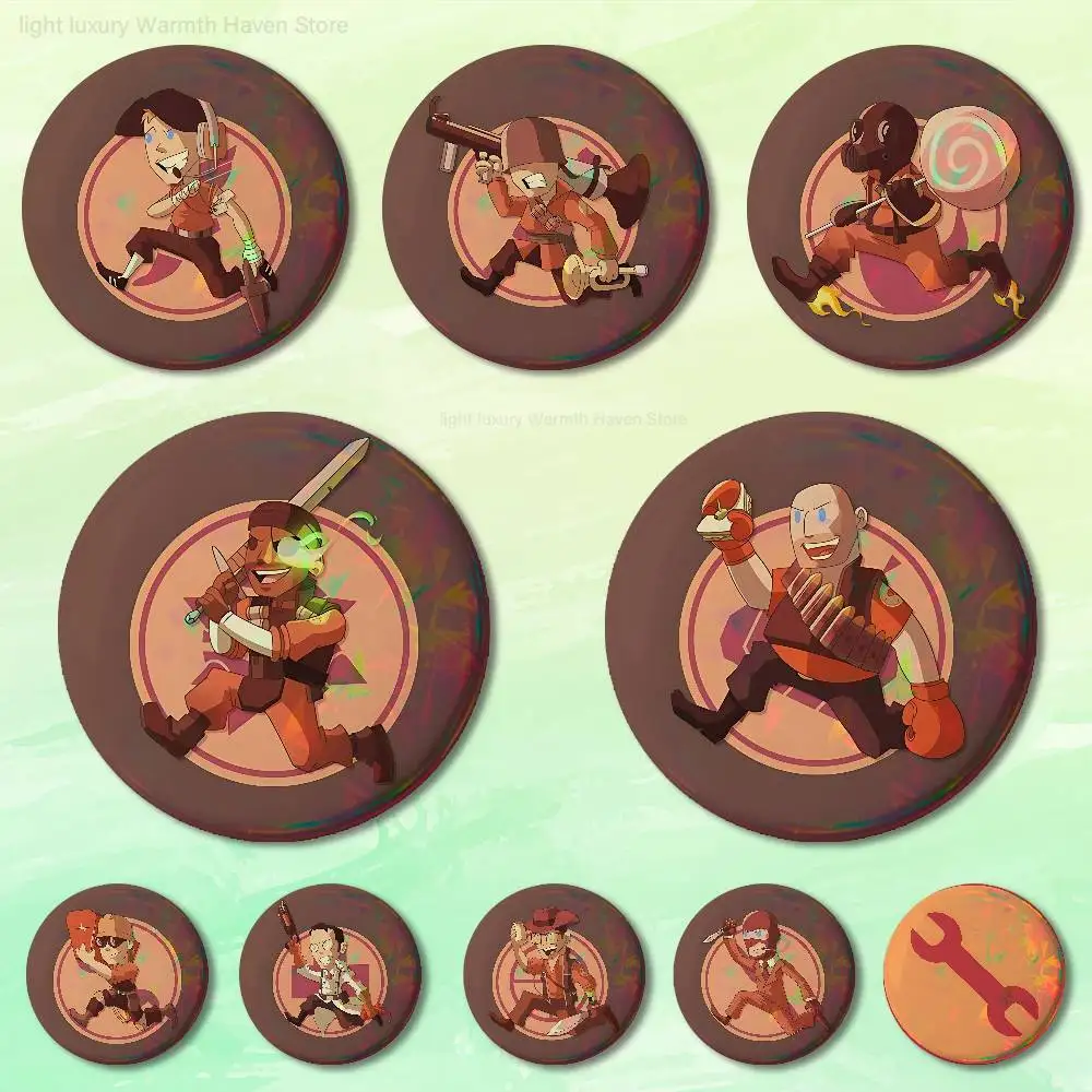 

Game T-Teams F-Fortress-S 2 32mm 58mm 75mm 44mm 25mm Anime Badges Brooches DIY Pins Decorations Birthday Gifts