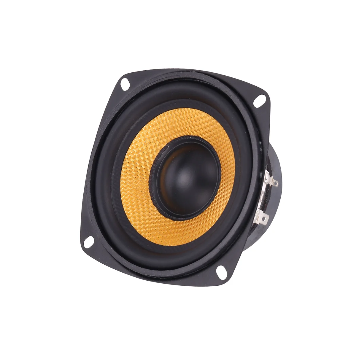 

HIHI 1Pc 4Inch Audio Portable Speaker 4 Ohm 15W Bass Speaker DIY Professional Multimedia Subwoofer Speakers for Sound System