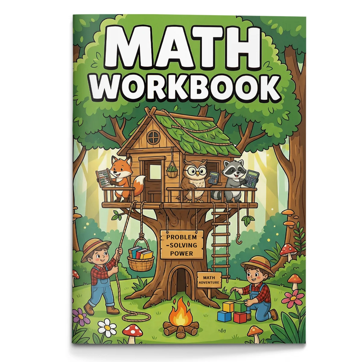 Math Workbook - Fun addition and number binding activities to build early math confidence, problem-solving, and logical thinking