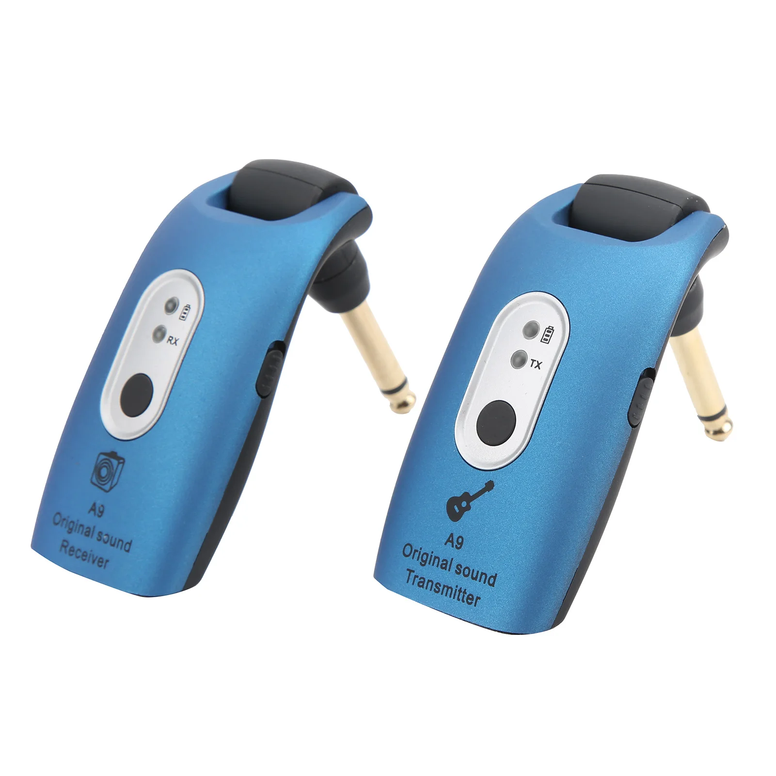 

Guitar Transmitter Wireless System A9 2.4GHz USB Cable Musical Instrument Accessories Blue 20Hz-20kHz 12.5ms Delay