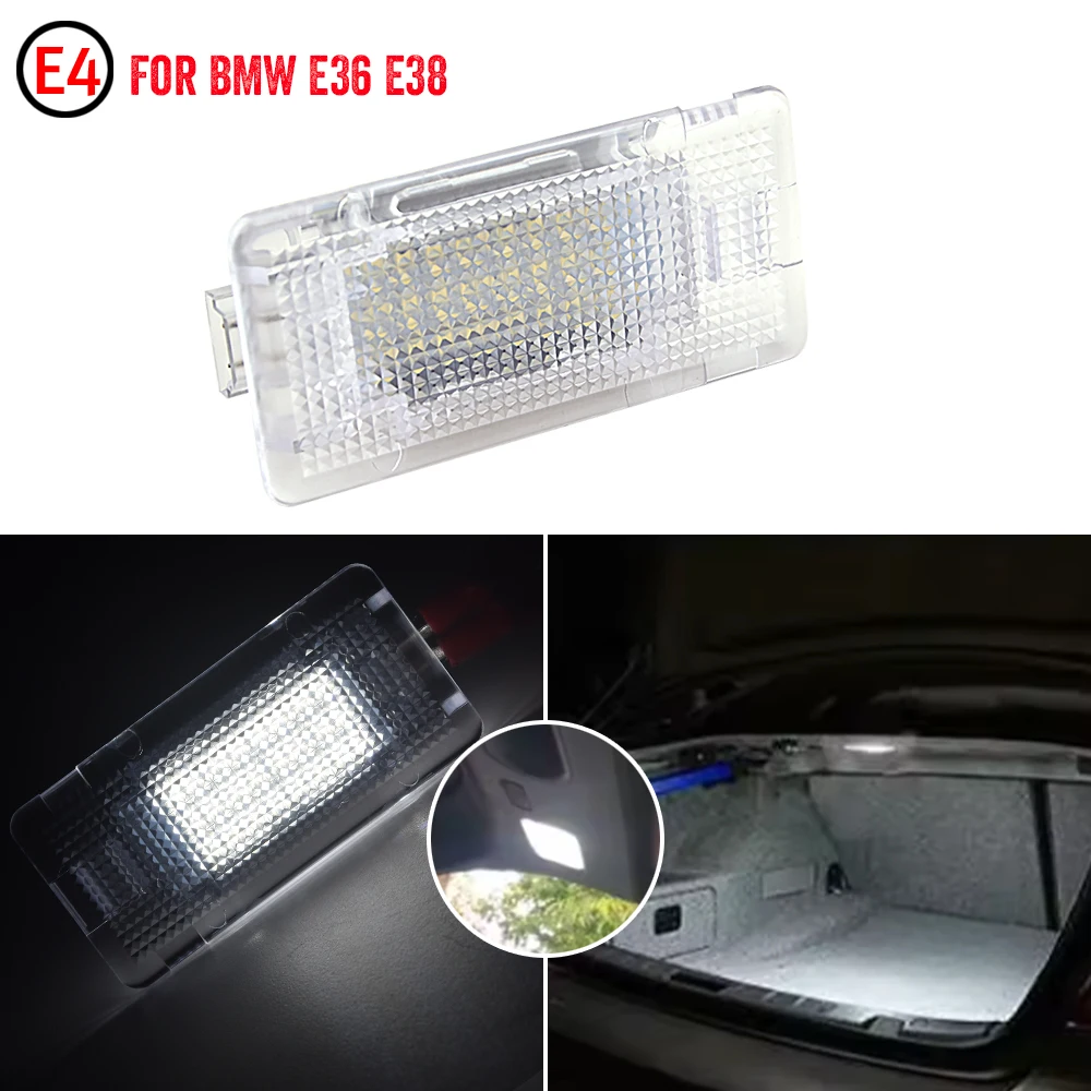 For BMW E60 5 series sedan '03-'07 models (including M5) 12V LED Footwell Luggage Trunk Lamp For BMW E38 7 series '9
