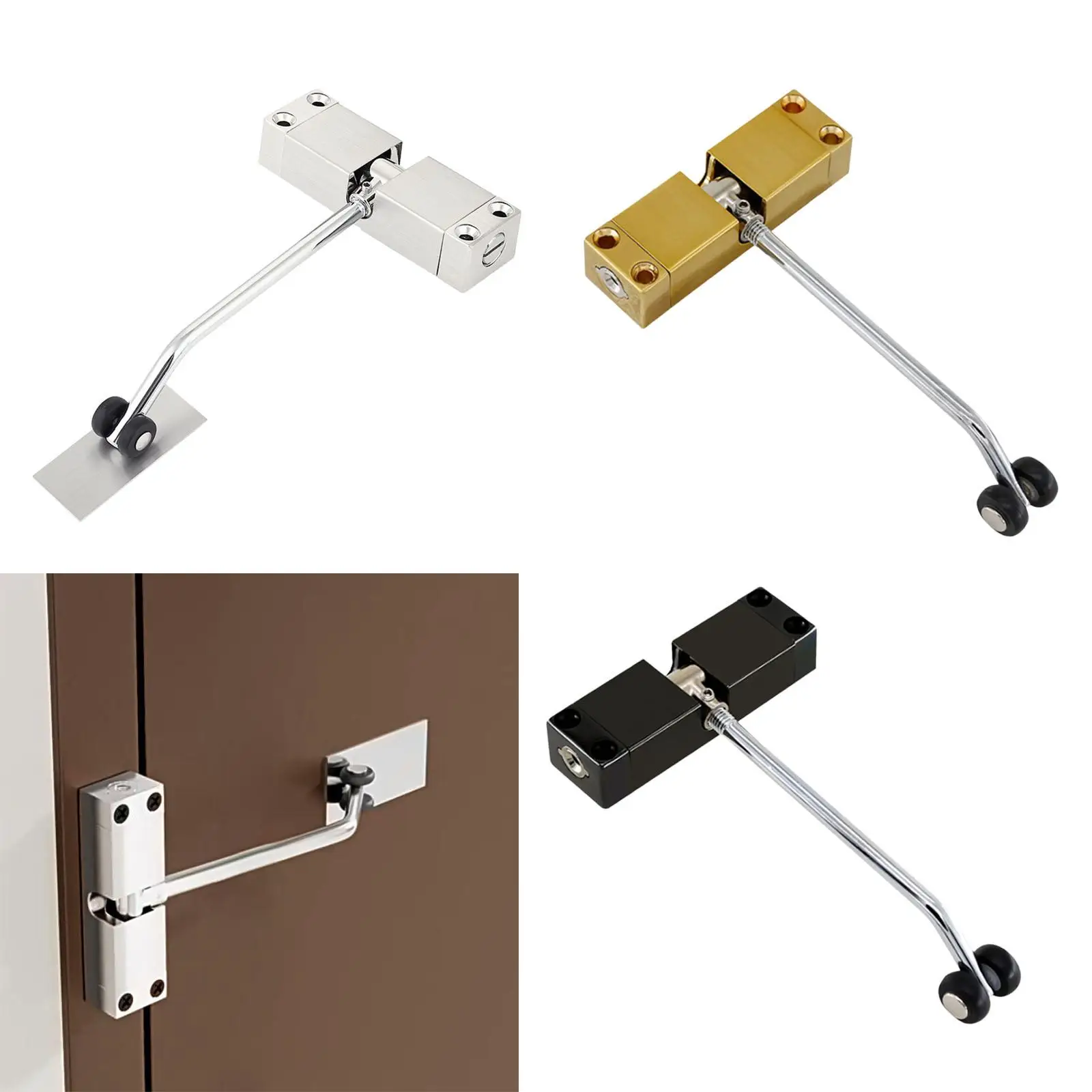 Spring Door Closer Auto Door Closer Easy Installation Residential and Commercial Adjustable