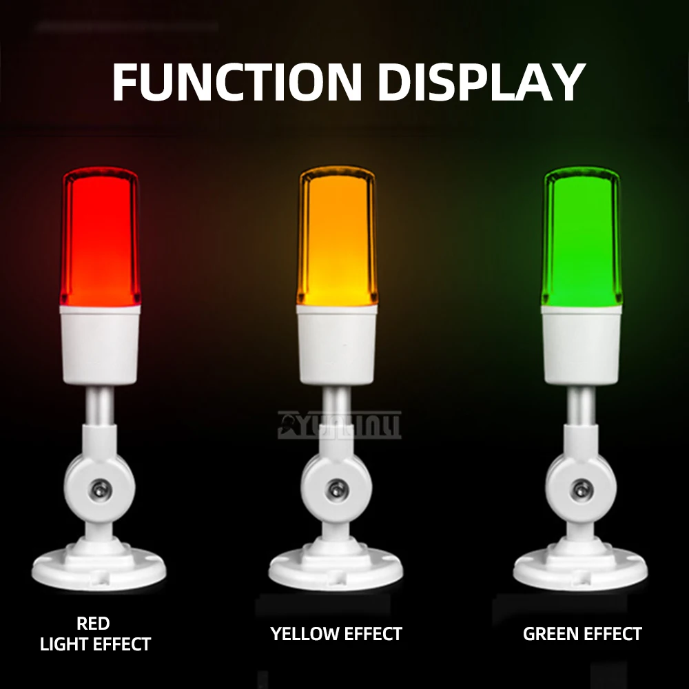 USB control tower light programmable three color light automatic storage logistics alarm signal light