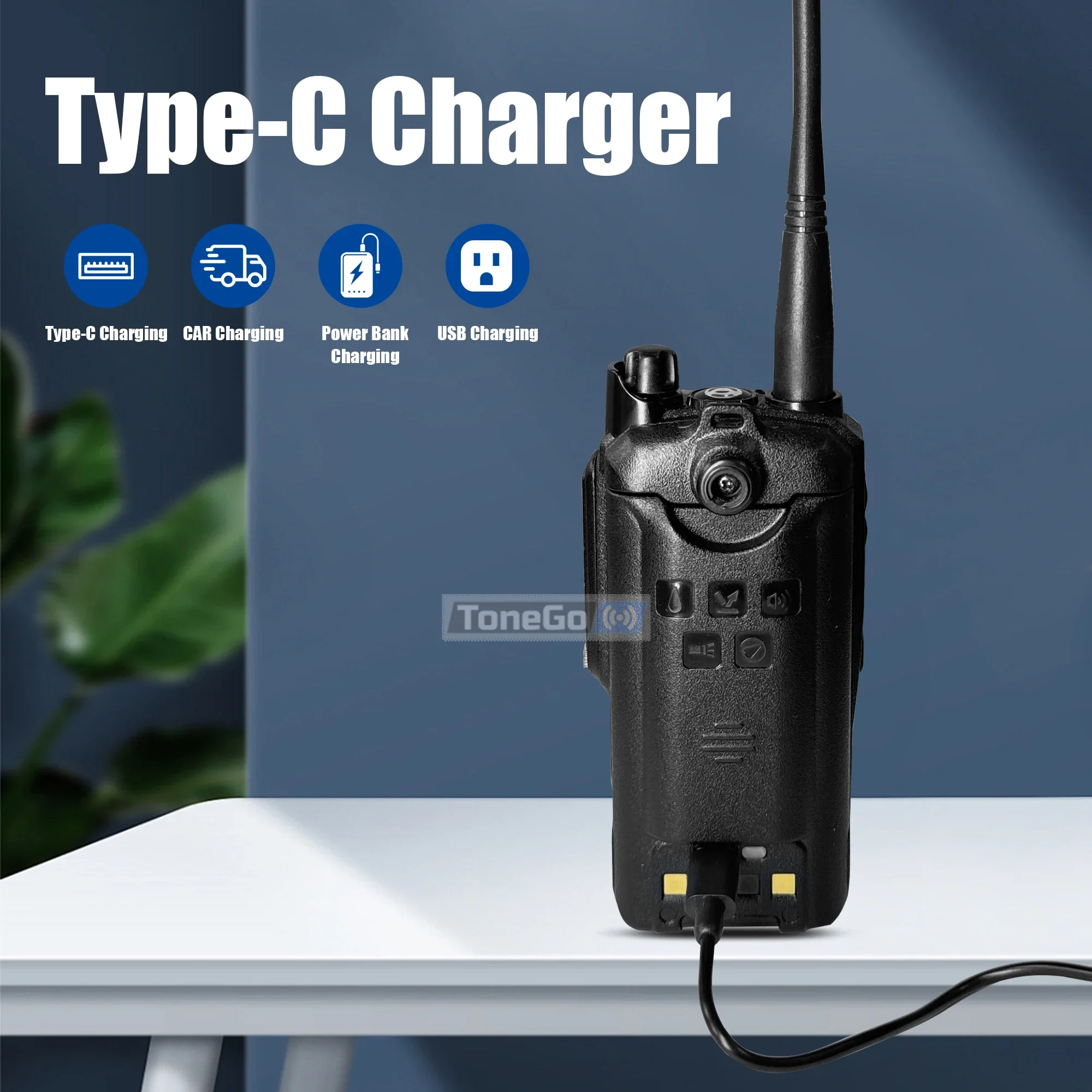 Baofeng UV-9R Plus Walkie Talkie IP67 Waterproof Type-C Charger VOX Dual Band High Capacity Ham Radio Transceiver For Hunting