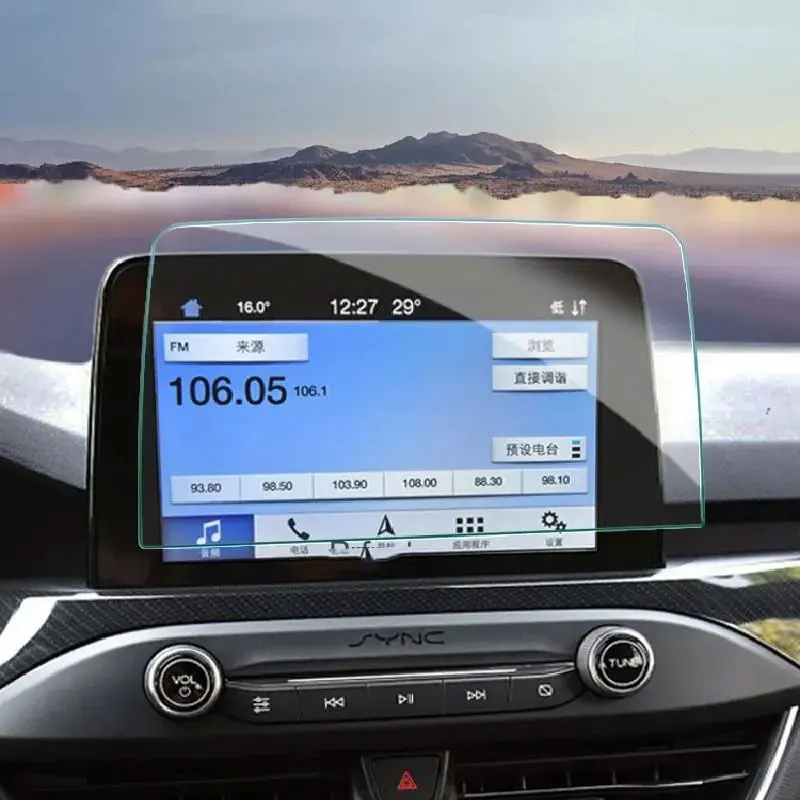 

Tempered glass Screen protector for Ford Focus MK4 2018-2021 8 inch Car radio GPS Navigation Anti-scratch Film