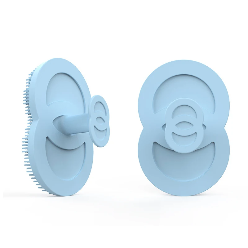 Brosse nettoyante en silicone pour le visage, poignée coordonnante, épurateur de visage, bain de massage, livres