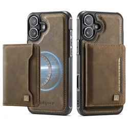 2 in 1 Detachable Magnetic Cards Solt Wallet Leather Case For iPhone 16 Pro Max 15 Plus 14 13 12 For Magsafe Removable Bag Cover