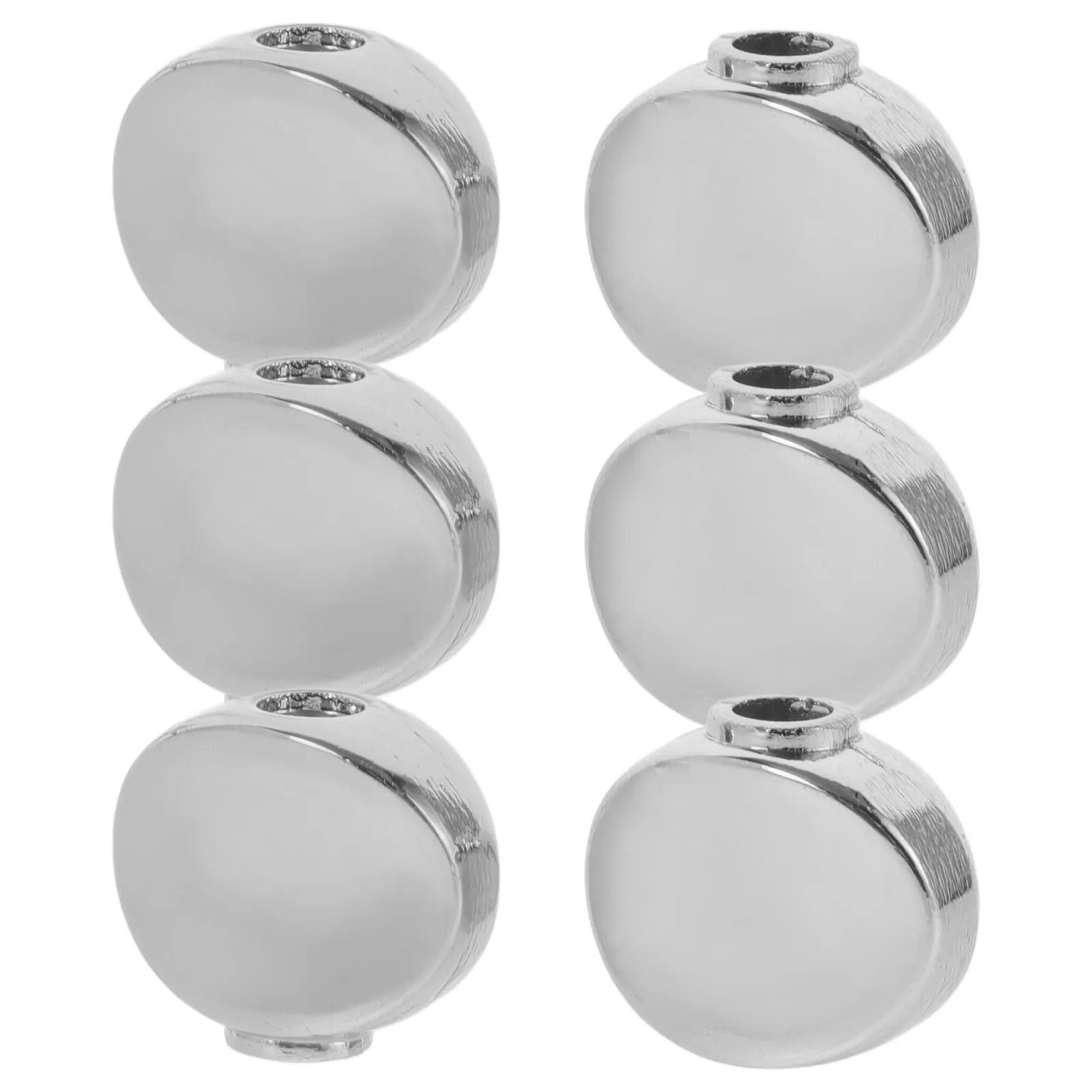 

6 Pcs Tuner Handle Acoustic Guitar Parts Knob Cap Tuning Keys Electric Zinc Alloy Machine Heads Knobs