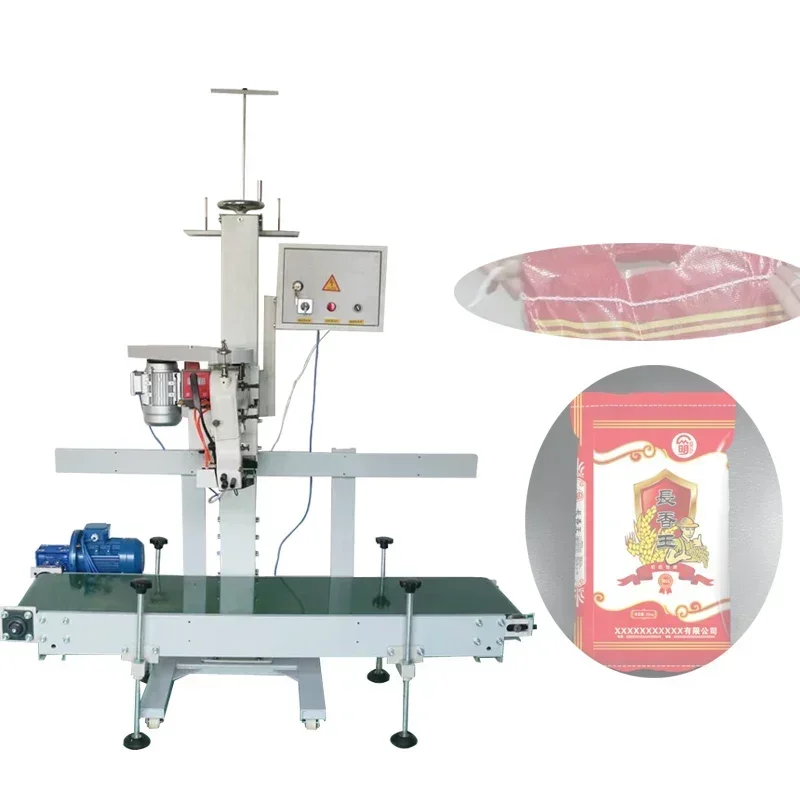 

Electric Sewing Machine Automatic Packaging Agriculture Textile Industry Woven Bag Conveyor Belt Automatic Sealing Machine