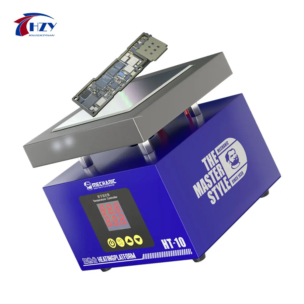 

MECHANIC HT-10 Heating Station Electronic Hot Plate Table Preheating Platform For BGA PCB SMD Phone LCD Touch Screen Repair Ext