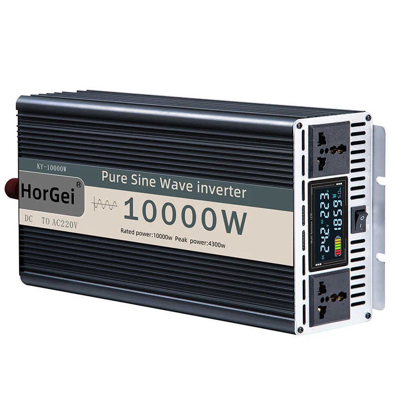 

110V/220V Solar Inverter Converters 9000W DC AC Power Converter 12V/24V/48V/60V for Home Industrial Motors OEM Customizable