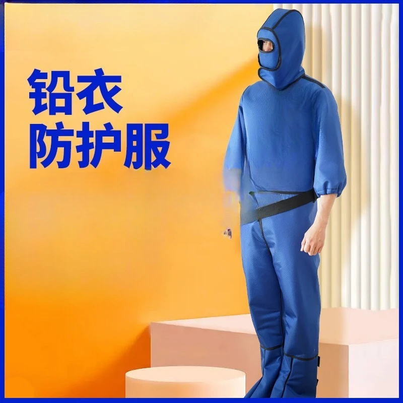 Radiation protection clothing: Work clothes contain lead, long-sleeve nuclear radiation protective clothing