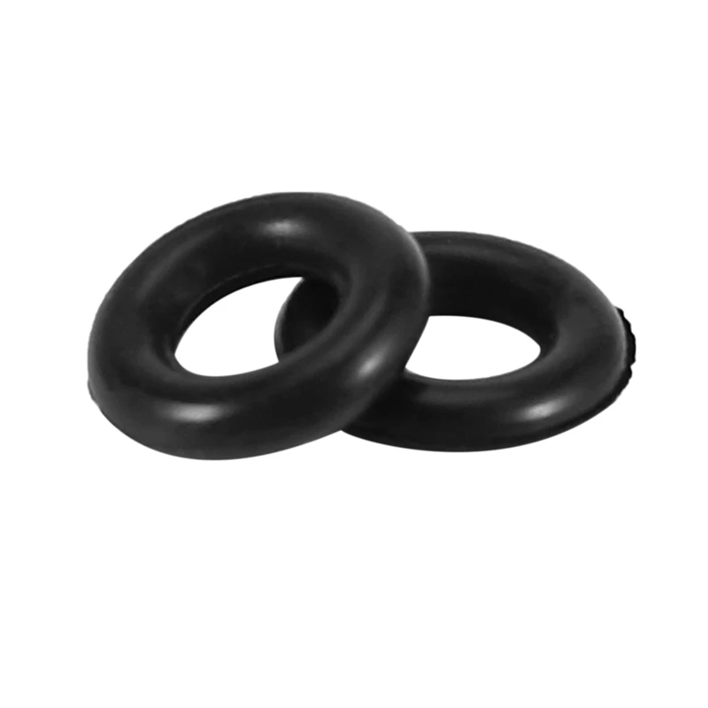 40 pezzi paraolio in gomma nera O anelli a forma di rondelle di tenuta 8X4X2 Mm