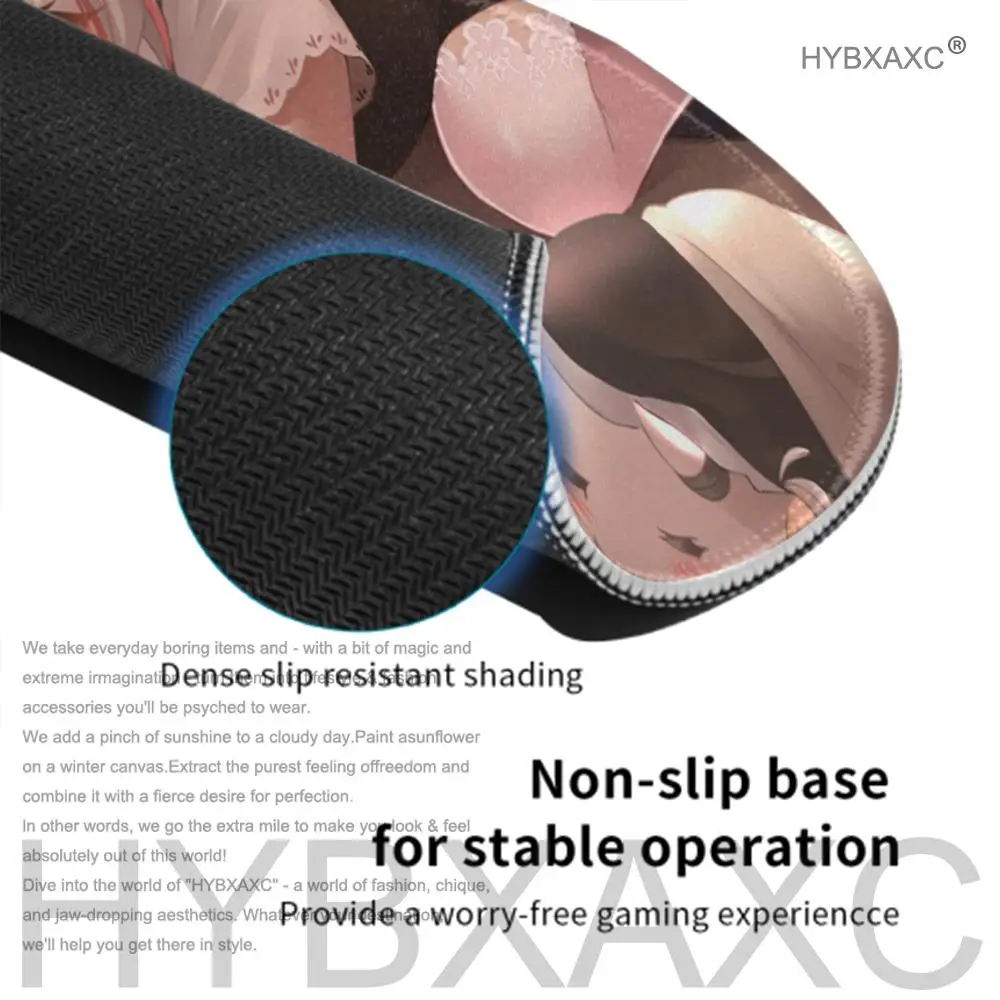 أنيمي الظاهري فتاة YouTuber Nakiri Ayame ماوس الوسادة 50X50 مربع الكمبيوتر مكتب ألعاب الجدول حصيرة صغيرة المطاط المضادة للانزلاق ماوس