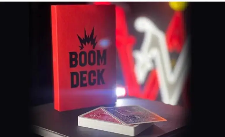 Boom Deck Magic Tricks Stage Magia Props Close Up Street Mentalism Magie Illusion Prediction GimmickS Professional Magician Fun