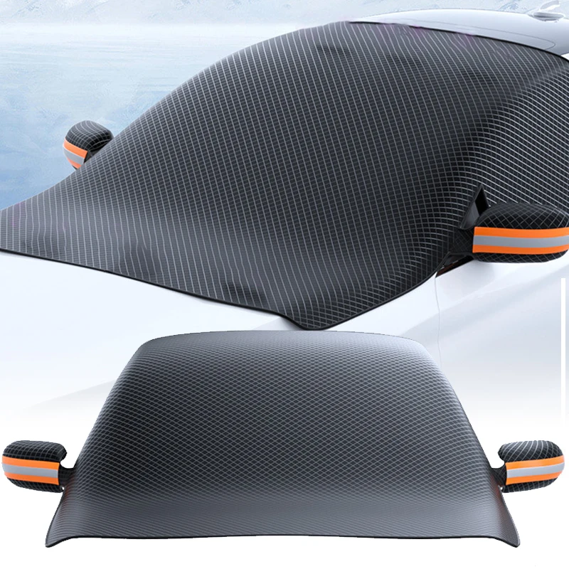 

Snowproof Halfcover Car Winter Window Snow Cover Outdoor Snow Shield Glass Sun Visor Front Glass Sunshade Auto Accessories