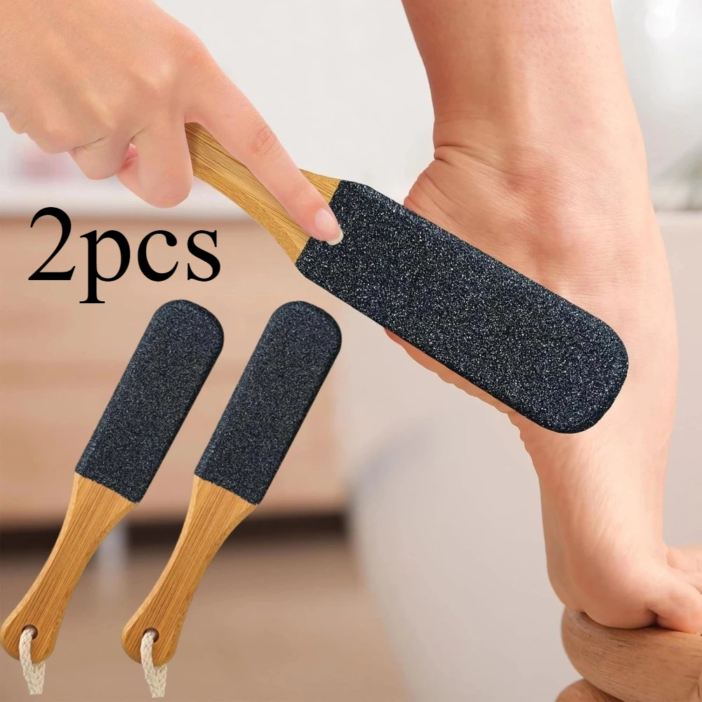 2pcs powerful exfoliating file - Super thick and super thin double-sided foot care tool, salon-level home foot care set
