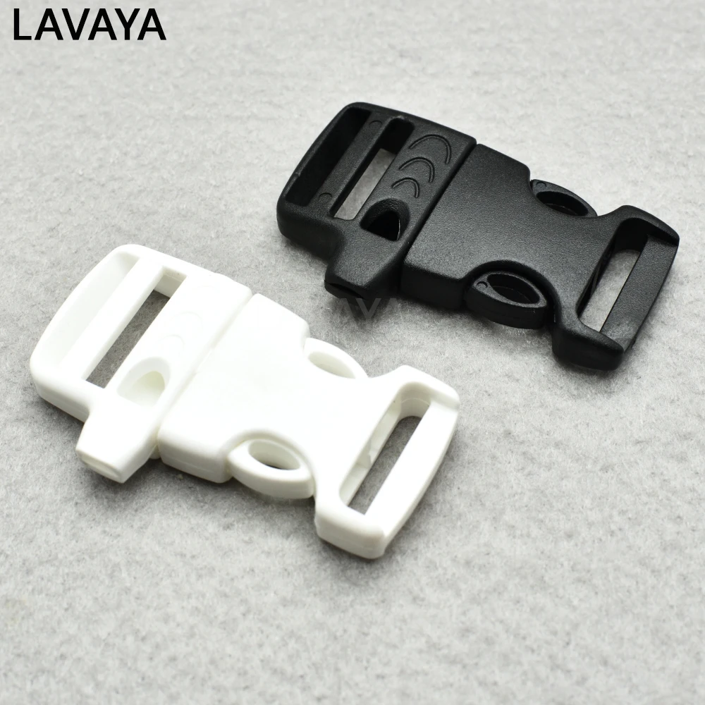 10pcs Whistle Side Release Buckle For Backpack Belt Strap Paracord Bracelet Survival Bag Parts Webbing 3/4