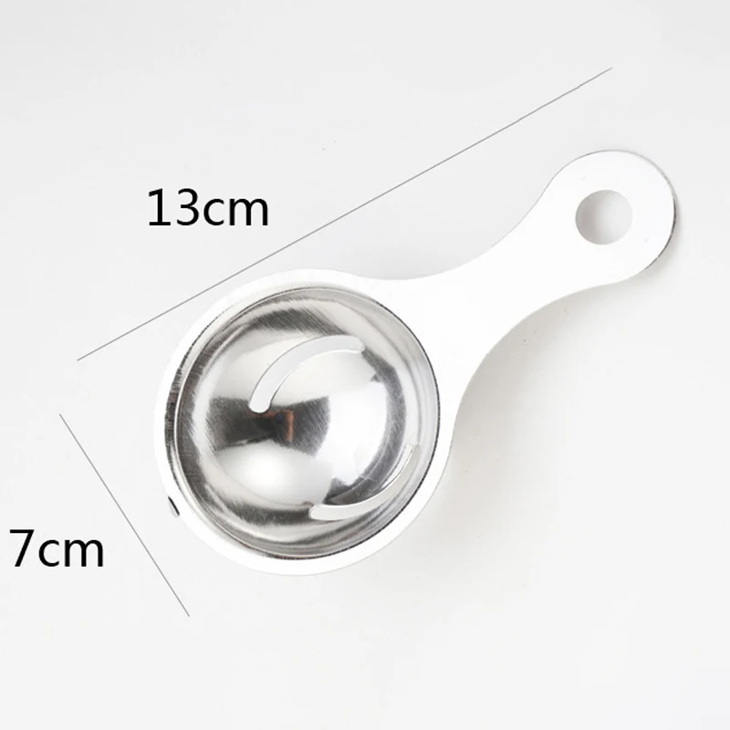 Egg White Separator Stainless Steel Tools Eggs Yolk Filter Gadgets Kitchen Accessories Separating Funnel Spoon Divider Utensils