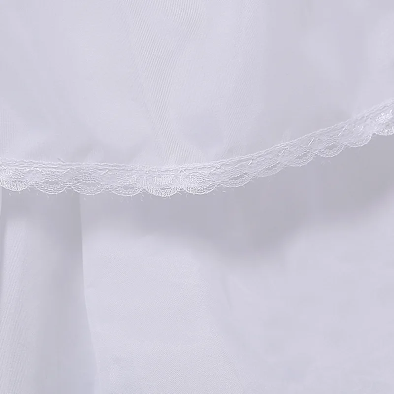 Three-Layer Steel Lotus Leaf Cloth Surface Lengthened Crinoline Large Trailing Wedding Dress Crinoline Gauze Skirt