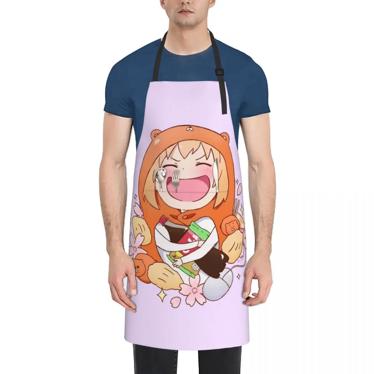 

Junk Food Umaru Apron cookings for women Home Supplies For Home Accessories For Men Apron