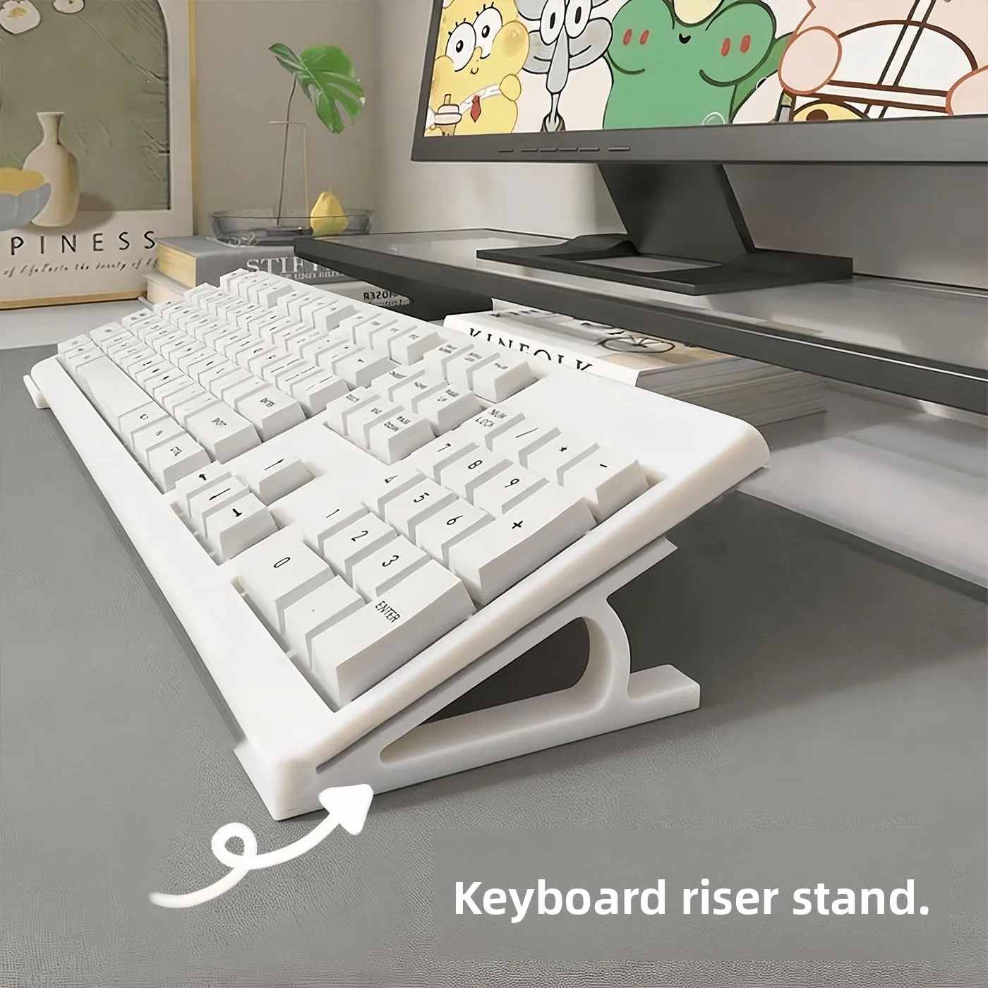 Desktop Computer Slope Display Rack Keyboard Raising Rack Typing Desktop Keyboard Slope Raising Keyboard Bracket