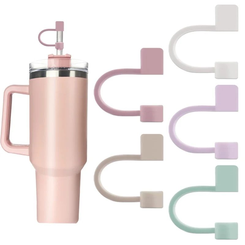 Protetores de Ponta de Silicone à Prova de Respingos e Poeira, Tampas Protetoras Antivazamento para Copos Yeti/Stanley 40oz/30oz