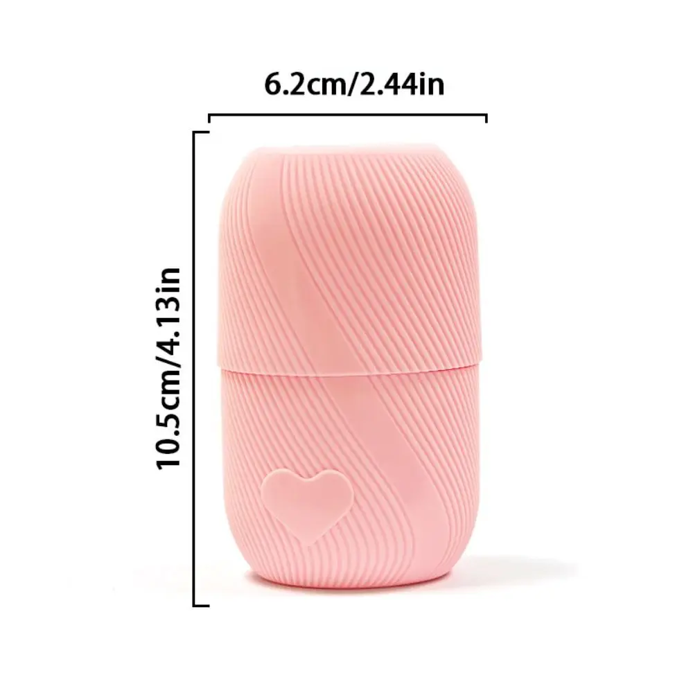 Rolo de gelo de silicone atualizado para rosto beleza ferramentas de cuidados com a pele reutilizável massageador facial face lifting bandejas de cubos de gelo olhos e pescoço