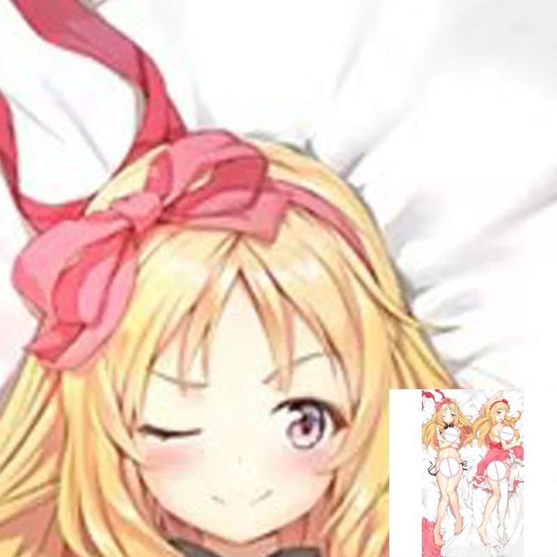 

Dakimakura Anime Pillow Cover Elf Yamada Double Sided Print Cushion Bedding