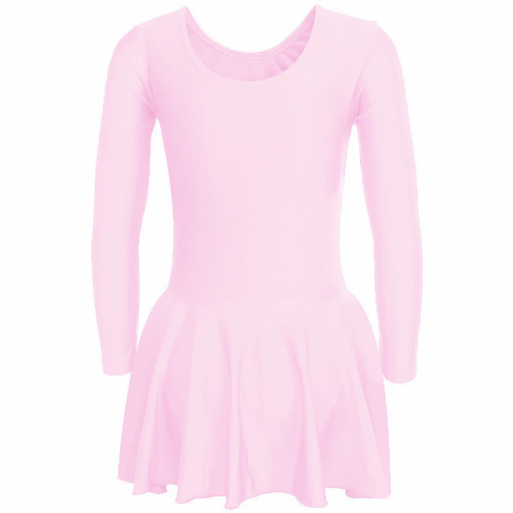 Speerise الكبار دنة رداء رقص الباليه مع تنورة طويلة الأكمام الكلاسيكية قطعة واحدة فستان الباليه الباليه ازياء الجمباز