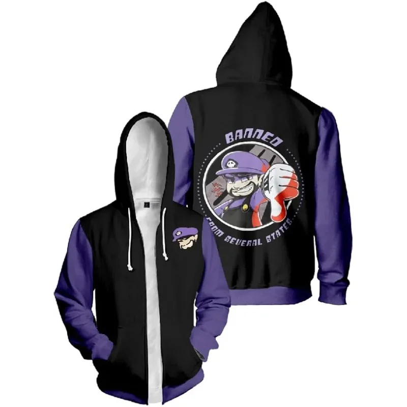 2025 yiyi SMG3 المحظور الأرجواني هوديي SMG4 تأثيري الاتجاه للرجال النساء طويلة الأكمام مروحة ميرش البلوز