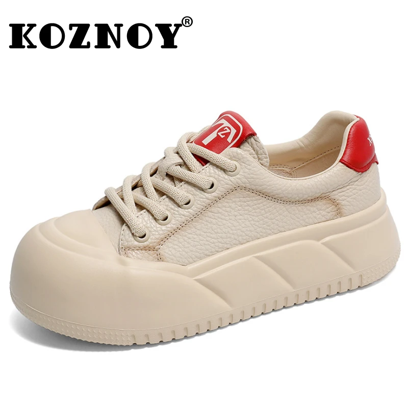 

Женские массивные кроссовки из натуральной коровьей кожи, на платформе