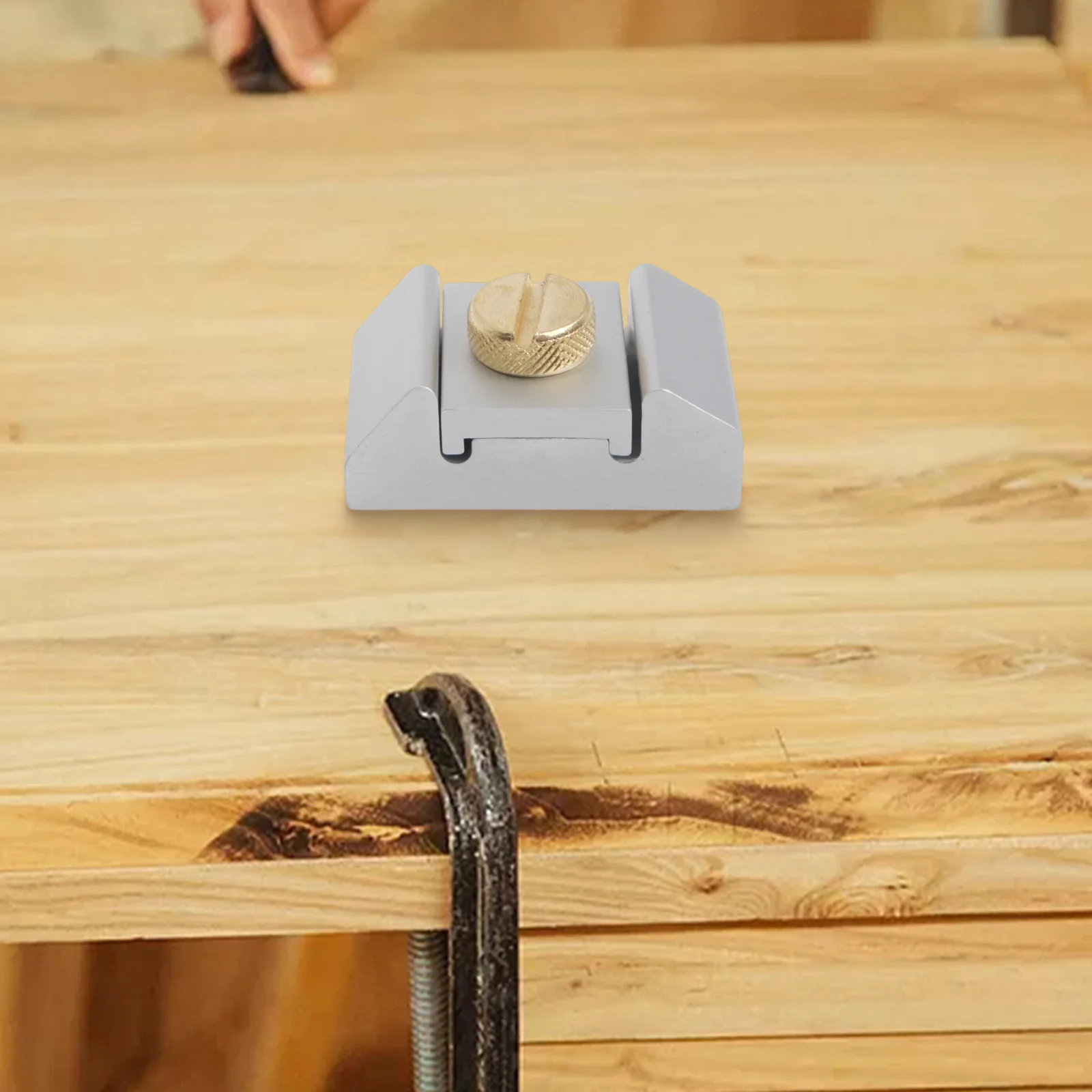 

Edge Grinder Grinding Clip Easy Sandpaper Replacement Metal Grinder Aluminum Alloy Construction Copper-Plated Screws