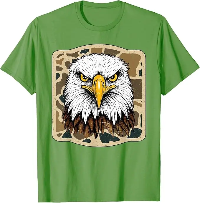 Eagles Camo Football Game Day Schul-Maskottchen Team Spirit T-Shirt Y2k Schul-Football-Team Spirit Kleidung Weiches Baumwoll-Grafik-T-Shirt – Detail 10