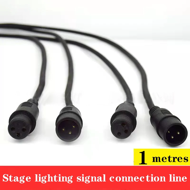 1 DMX Cable Connector Dmx512 Signal Line For Dmx Controller Wireless Disco Light Laser Light Moving Head Stage Lighting  Lamp