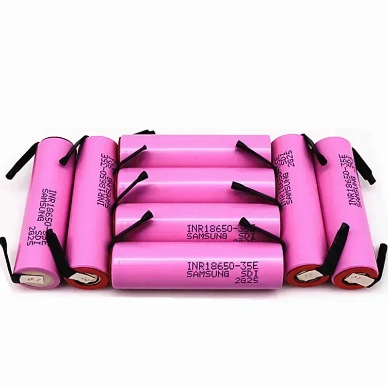 Battery 18650 Made In Korea 18650 3500mAh 20A Discharge INR18650-35E 3.7v 18650 Battery 3.7v Rechargable Battery+DIY Nickel