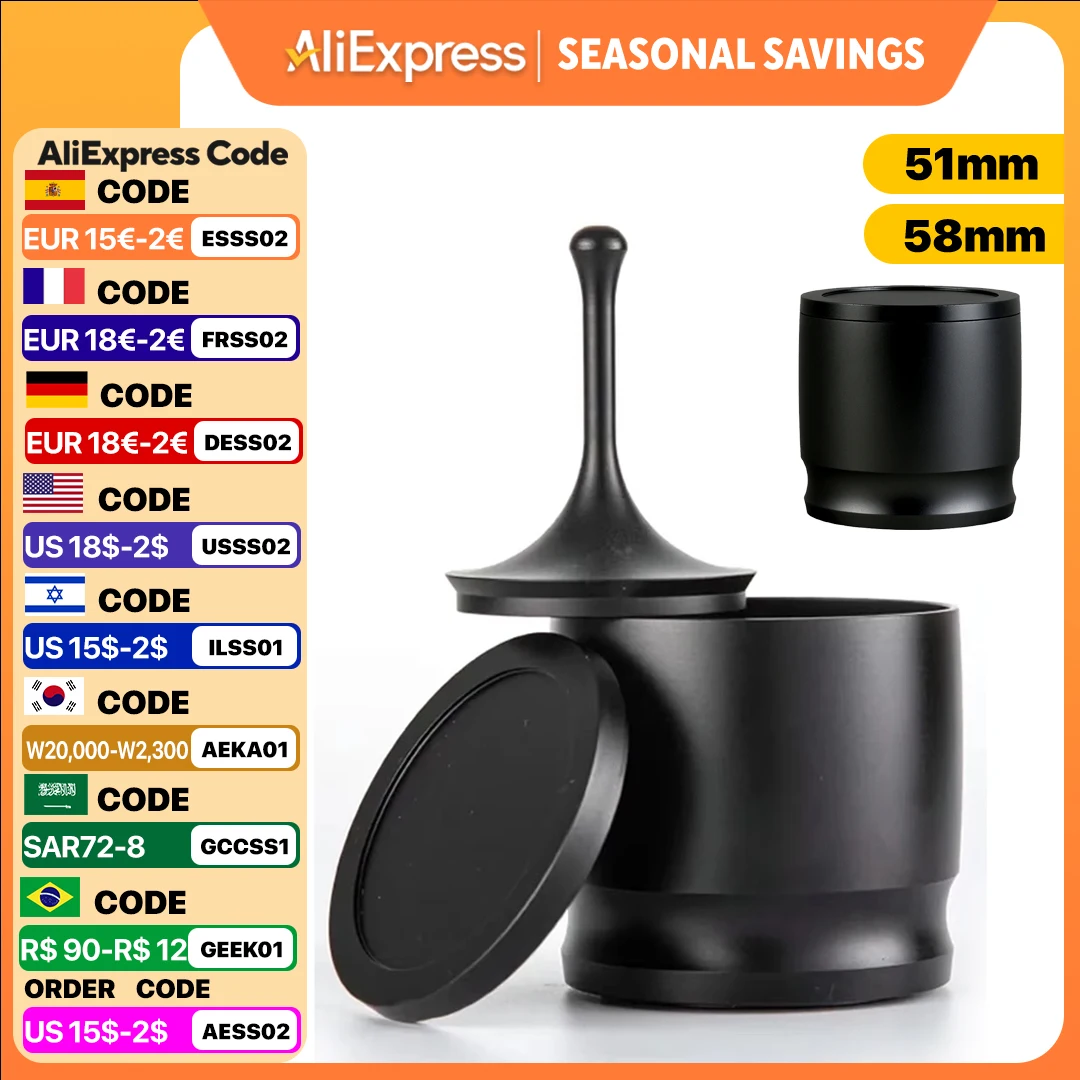 Coffee Dosing Cup, 51mm,58mm,Aluminum Alloy Espresso Dosing Funnel, Brewing Bowl, Portafilter Dosing Ring, Coffee Accessories