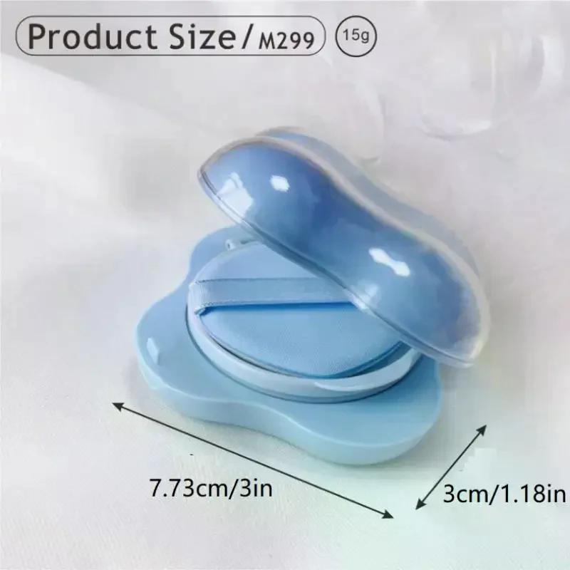 15g Empty Flip Cushion Box Powder Box Portable Cosmetic Makeup Case BB Cream /Foundation/ Blusher Container With Mirror