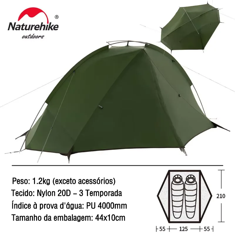 Naturehike Tagar Tent 1 2 Person Backpacking Tent Lightweight