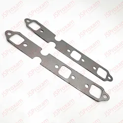 2Pcs 27-99757 3853412 Replaces Fit For MerCruiser Volvo Penta OMC 27-33395 856116 97498 V6 4.3 V-6 exhaust manifold gasket