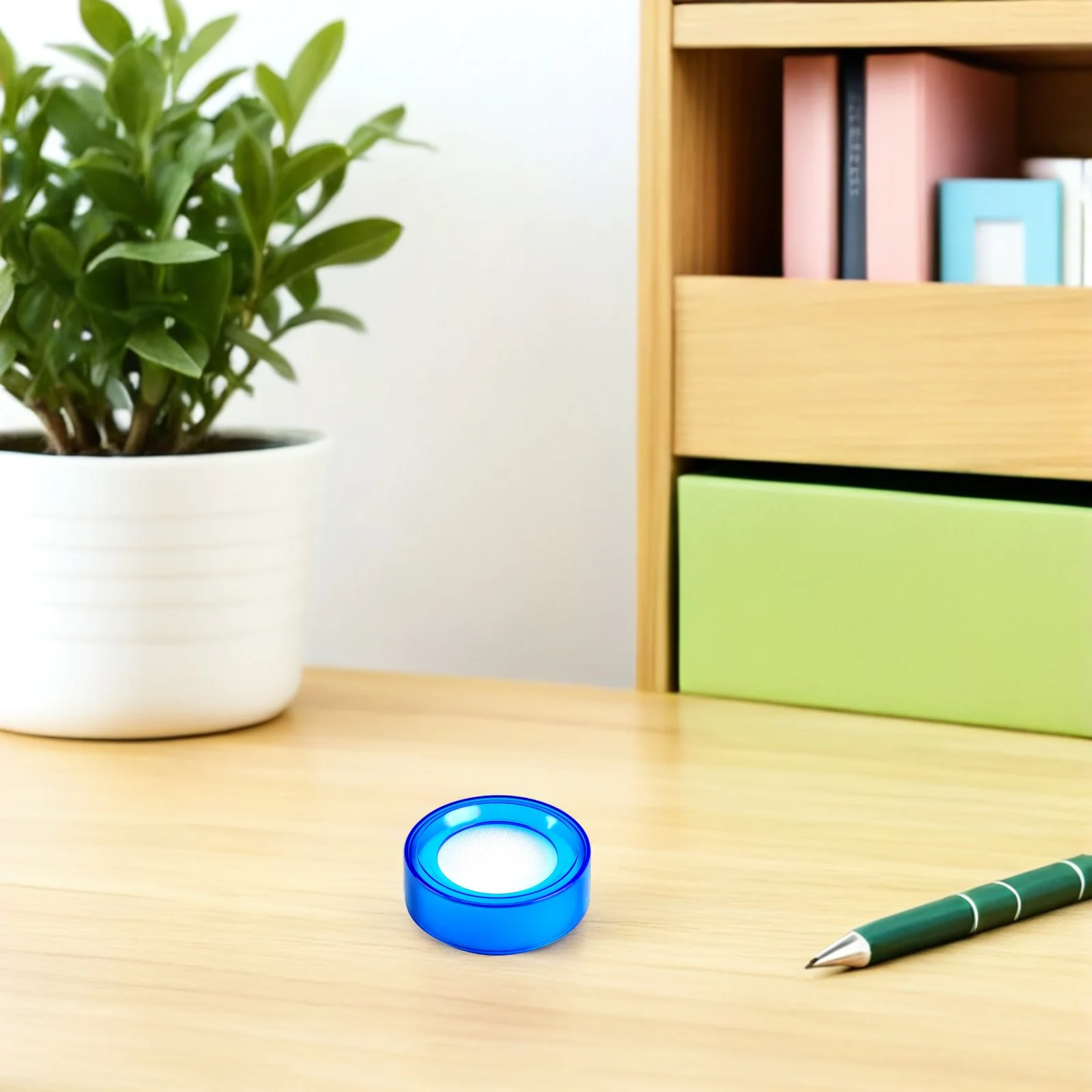 5pcs Finger Moistener For Counting Money: Quick Absorbing Sponge Damper Pad For Cash Handling Bank Office Use Office Supplies