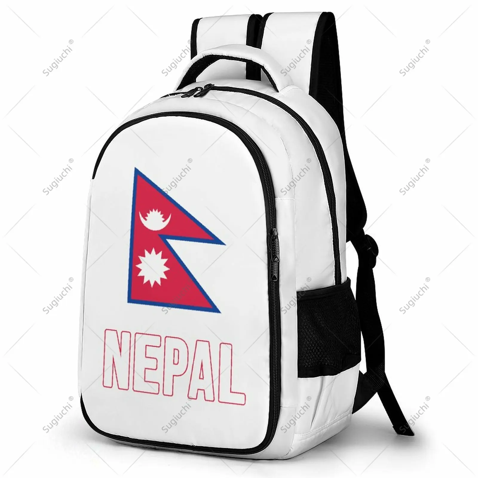 

Backpack Nepal Flag Student Schoolbag Smart Business Travel Leisure Backpack Laptop Back Pack Office Work Bag