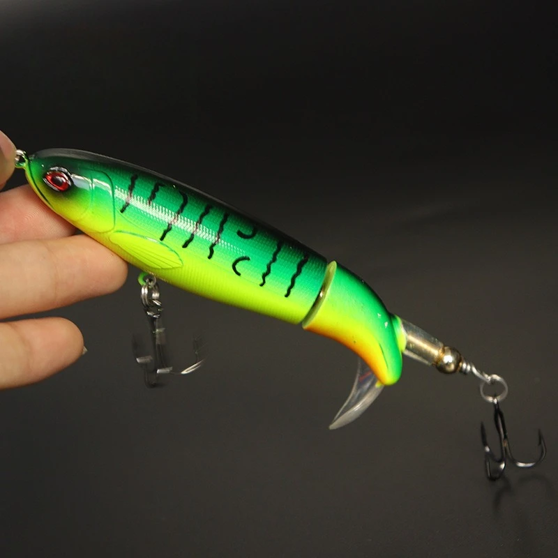 

2pcs Propeller Rotating Tail Topwater Spinner 13g 16g Fishing Lure Popper Artificial Pencil Hard Bait Fishing Tackle Swimbait