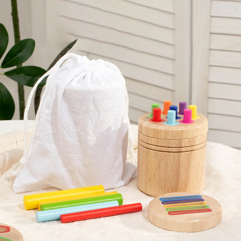 Copo de classificação de forma de cor de madeira das crianças cognição geométrica jogo de correspondência ajuda de ensino brinquedos educativos para crianças presentes