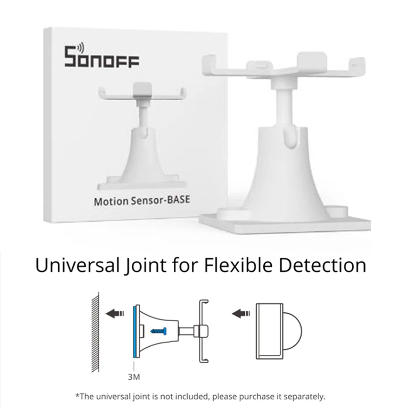 SONOFF 360 supporto per staffa rotante per SNZB-03 sensore di movimento-Base rilevatore di movimento del corpo umano supporto modulo di automazione
