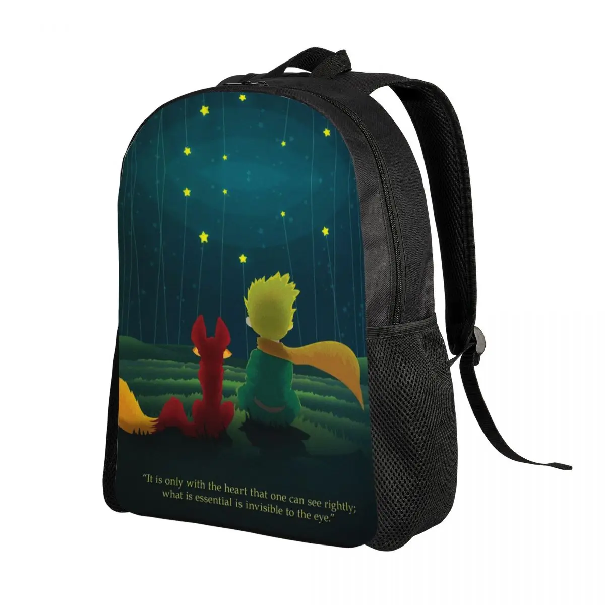 The Little Prince Backpack for Girls Boys Le Petit Prince College School Travel Bags Men Women Bookbag Fits 15 Inch Laptop