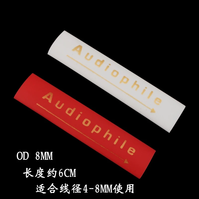 10Pcs Audiophile Heat Shrink Tube 8mm 13mm Insulated Sleeving Tubing for DIY Speaker Audio Cable