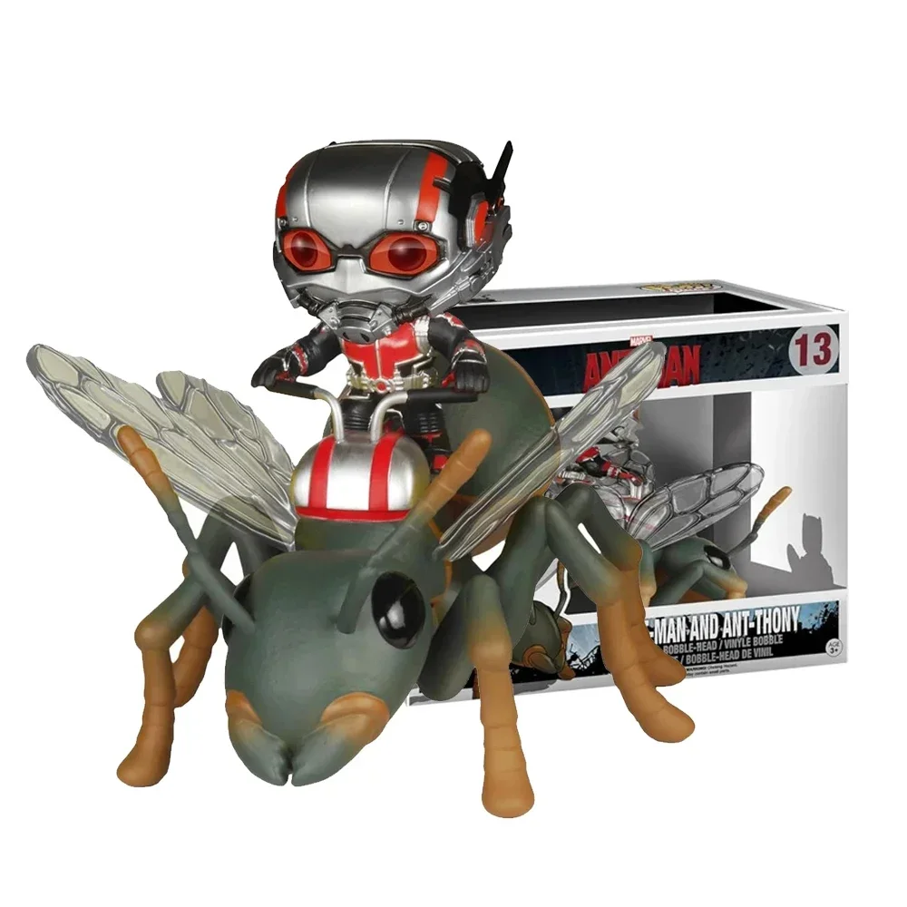 Figuras de acción de Ant-Man para niños, juguetes de colección, modelo grande de vinilo, versión de La Hormiga voladora