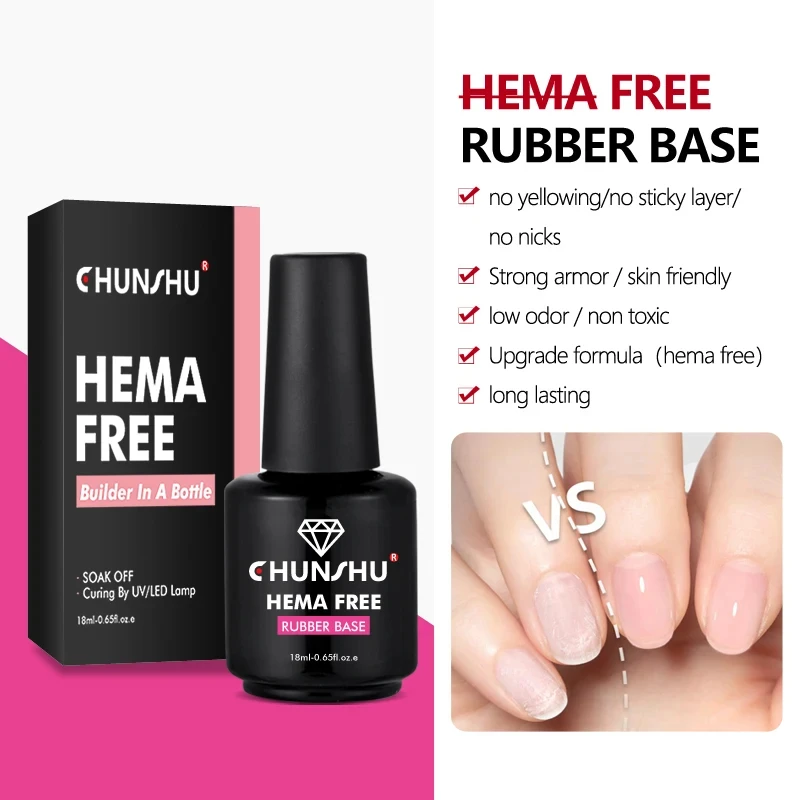 CHUNSHU Hema GRATIS Bouw UV Gel 18 ml Builder Nagelgel In Een Fles Semi Permanente Dikke Rubberen Basis Gel Extension nagels Art