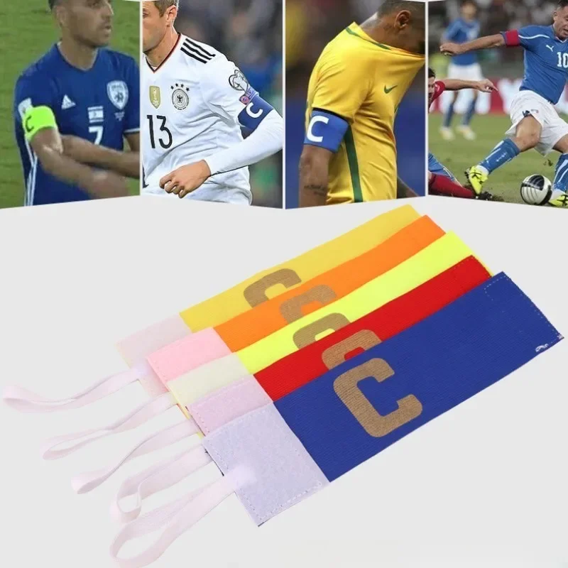 Kids Adults Football Captain Armband Soccer Arm Band Leader Competition Gift Soccer Captain Group Armband Football Training Tool